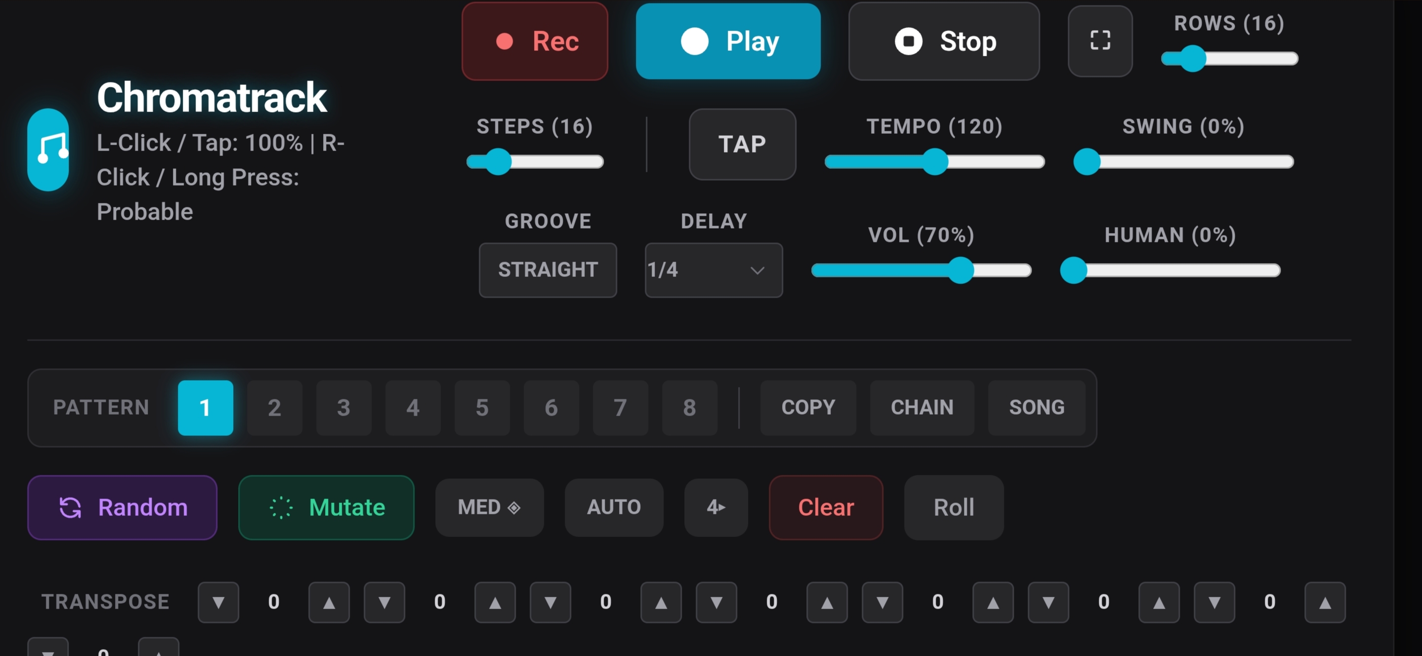 Chromatrack - Vibecodr.Space by @consciousnode